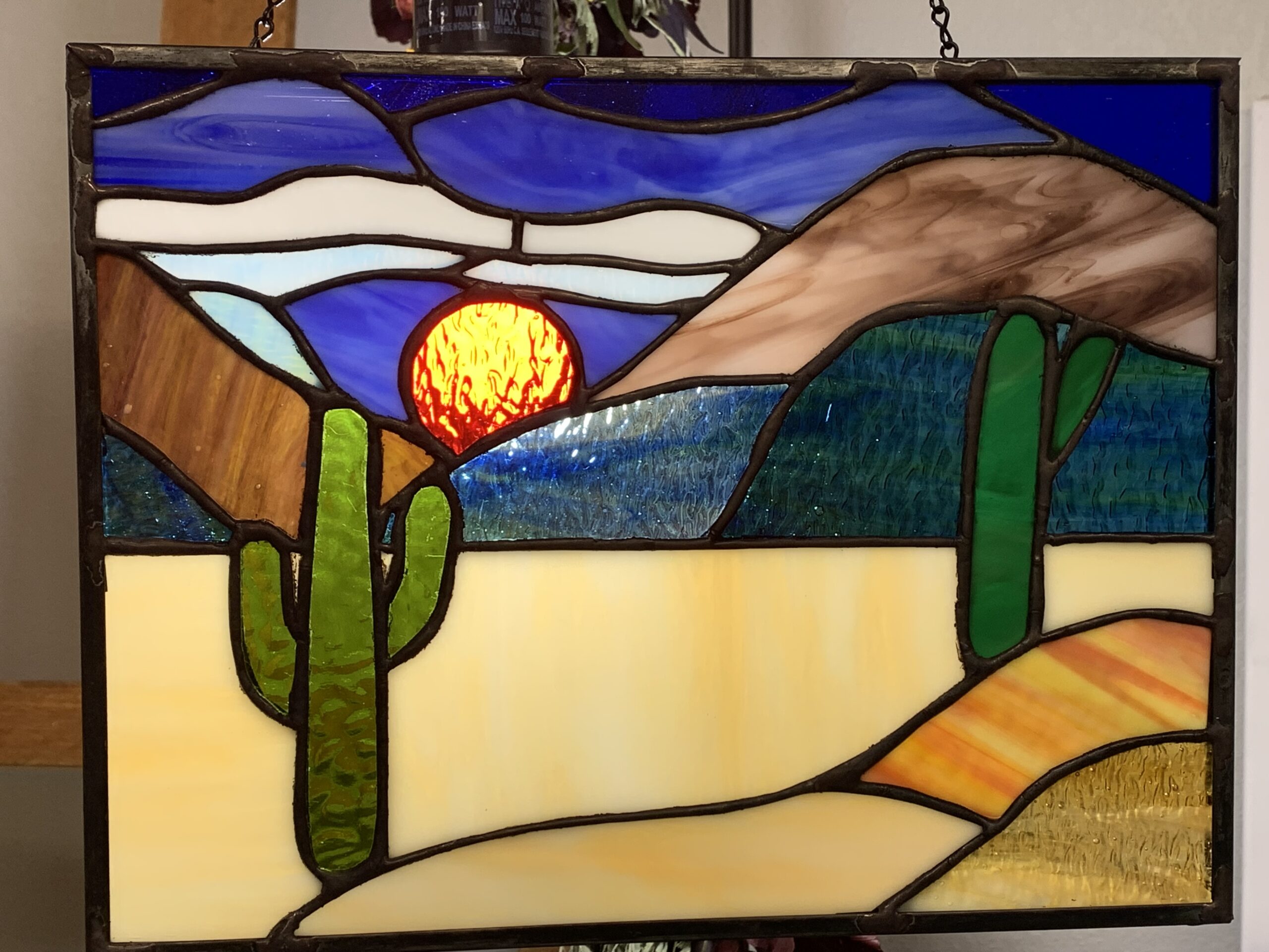 Stained Glass Class- Desert Landscape