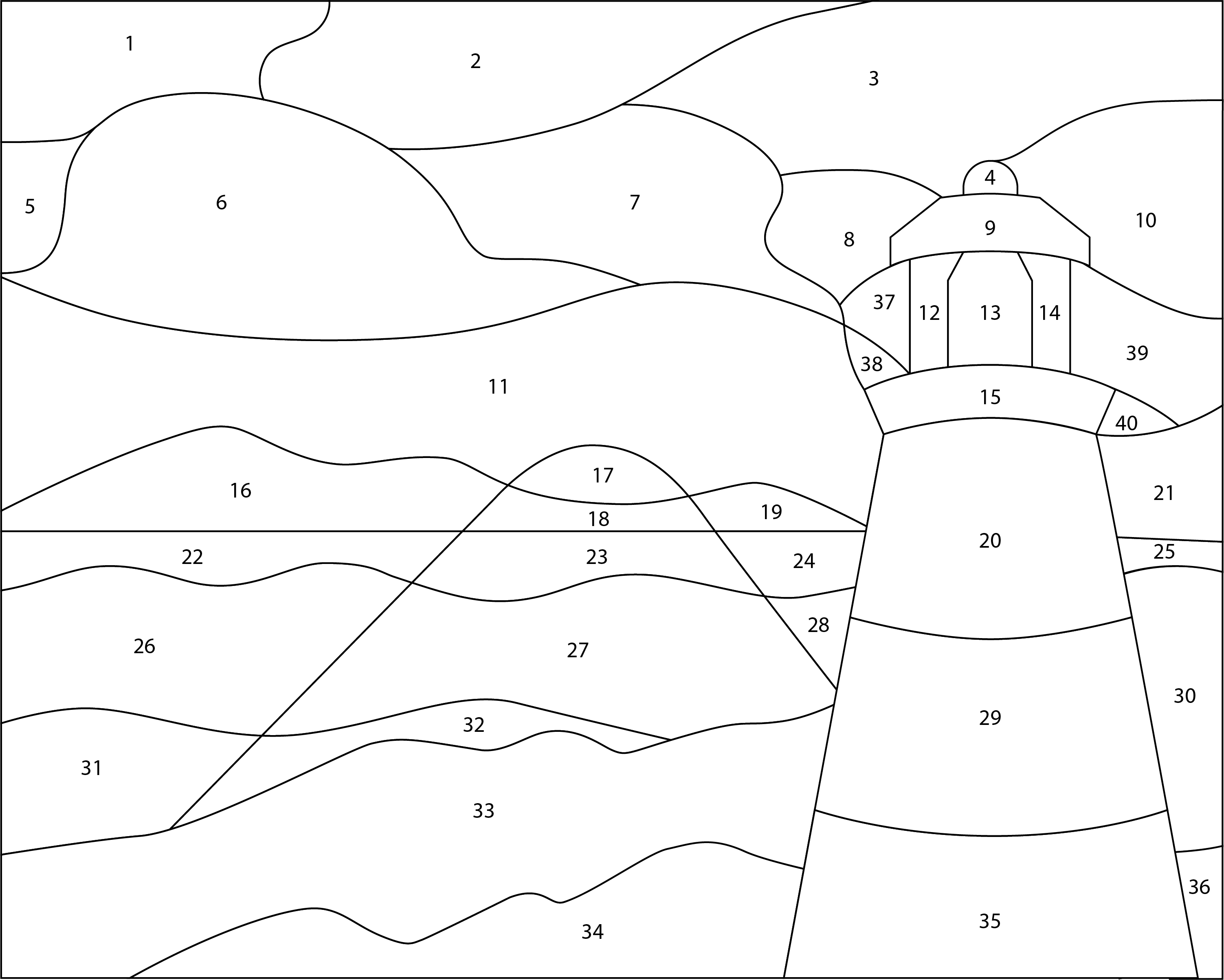 Coastal Lighthouse - pattern